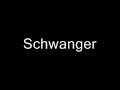 Schwanger