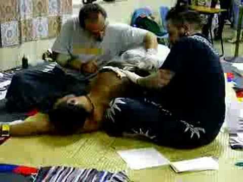 the old polynesian tattooing technique to the old polynesian tattooing technique to