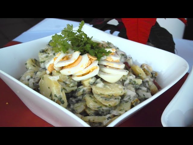 Sächsischer Kartoffelsalat mit selbstgemachter Mayonnaise