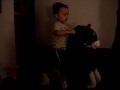 October 2,2009 Tavian riding his horse.MPG
