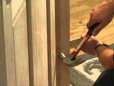 how to install a door interior