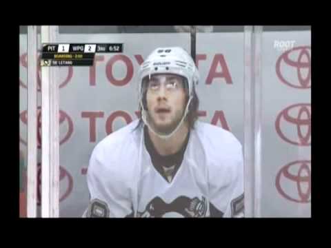Kris Letang's boarding call on Burmistrov - YouTube Kris Letang's boarding call on Burmistrov - YouTube