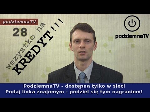 ZADŁUŻENIE = niewolnictwo ZADŁUŻENIE = niewolnictwo