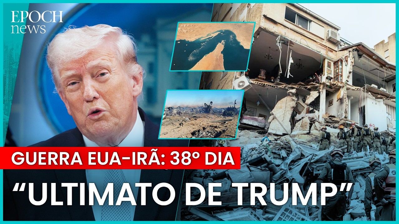 Guerra EUA-Irã: Prazo para reabrir estreitro de Hormuz perto do fim; míssil iraniano atinge Israel