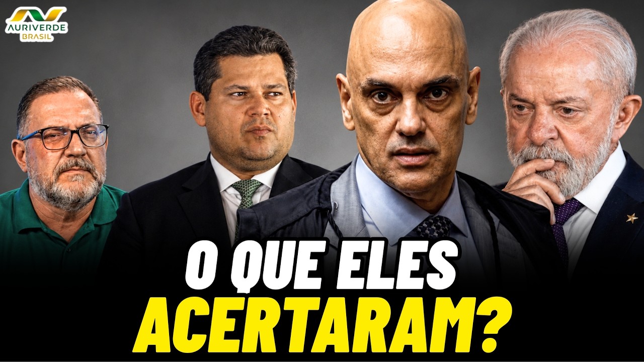 Encontro na casa de Moraes termina com reviravolta e Alcolumbre destrava pauta de Lula!