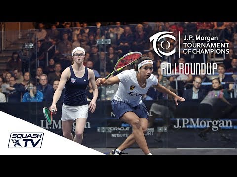 Squash: Tournament of Champions 2018 - Women's Rd 1 Roundup [Pt.1]
