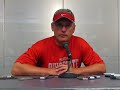 Part-1 Head Coach Jim Tressel following the Jersey Scrimmage