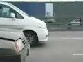 Funny car on the road Funny car on the road