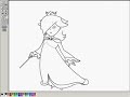 Speed Painting In MS Paint. Rosalina