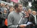 Amir Ali Alibhai speaks at Vancouver arts rally
