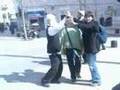 Breslev dancing on Zion square