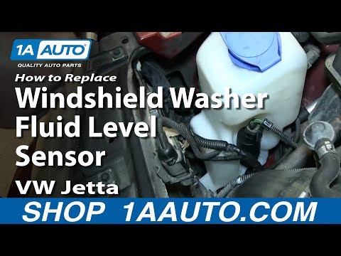 How To Replace Windshield Washer Fluid Level Sensor 2000-06 VW Jetta and Golf