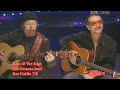 for stereo click here  http://www.youtube.com/watch?v=sq61jqkfo74&fmt=18  
recently recorded live track for rte's 'the view', as bono & the edge take a tour of a new 15,000 seater venue formerly  'the point' in dublin where they first performed this song as seen in the rattle & hum movie. originally written, and sung just by the edge

thanks for all the views and comments and ratings!

u2 van diemen's land lyrics

hold me now, oh hold me now
'til this hour has gone around
and i'm gone on the rising tide
for to face van diemen's land

it's a bitter pill i swallow here
to be rent from one so dear
we fought for justice and not for gain
[ find more lyrics at www.mp3lyrics.org/ian ]
but the magistrate sent me away

now kings will rule and the poor will toil
and tear their hands as they tear the soil
but a day will come in this dawning age
when an honest man sees an honest wage

hold me now, oh hold me now
'til this hour has gone around
and i'm gone on the rising tide
for to face van diemen's land
