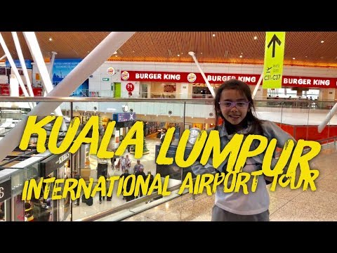 Kuala Lumpur International Airport (KLIA 1) Departure Terminal Tour: Duty Free Shopping, Restaurants