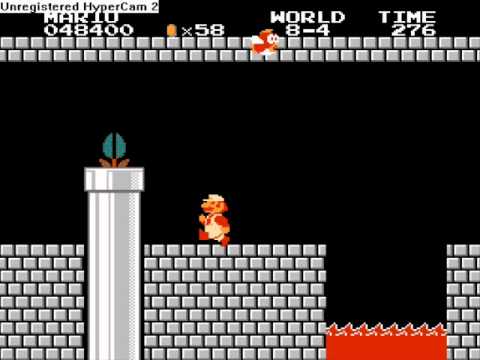 como pasar super mario bros mundo 8-4