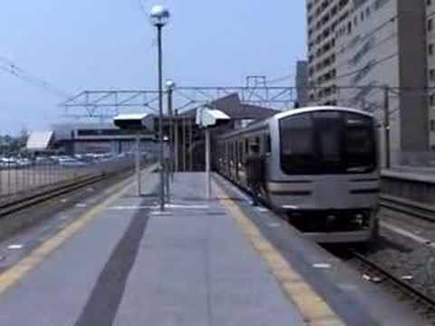 佐倉駅にて総武快速線の発着