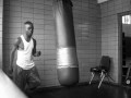 130 pound human VS a 300 pound bag: Transference of energy.WE ARE ONE.