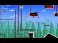Terraria: Behind the Christmas lights house