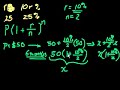 Compound Interest and e (part  3)