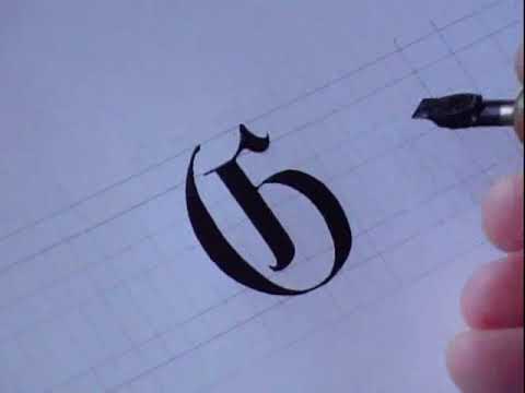 how to write in calligraphy