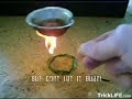 How to boil water on almond
