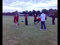 Fußballturnier in Poelyck 3-Beiner am feiern Fußballturnier in Poelyck 3-Beiner am feiern