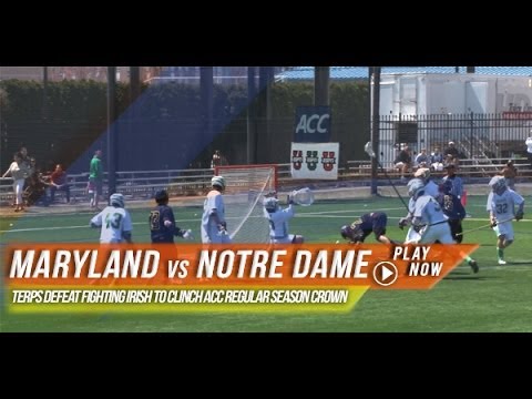 notre - https://www.lax.com/ - In their 2014 regular season ACC finale, the Notre Dame lacrosse team, the Fighting Irish hosted the seventh ranked Maryland Terps at Arlotta Stadium. Led by eight...