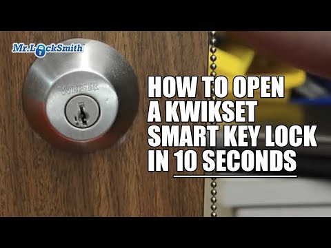 how to open a locked door without a key