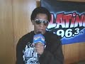tego calderon with fans at latino 96 3 studios