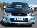 Seibon carbon fiber hood on Subaru Impreza WRX Wagon my05