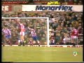 Gol de Schuster en el Manchester U.-At. Madrid