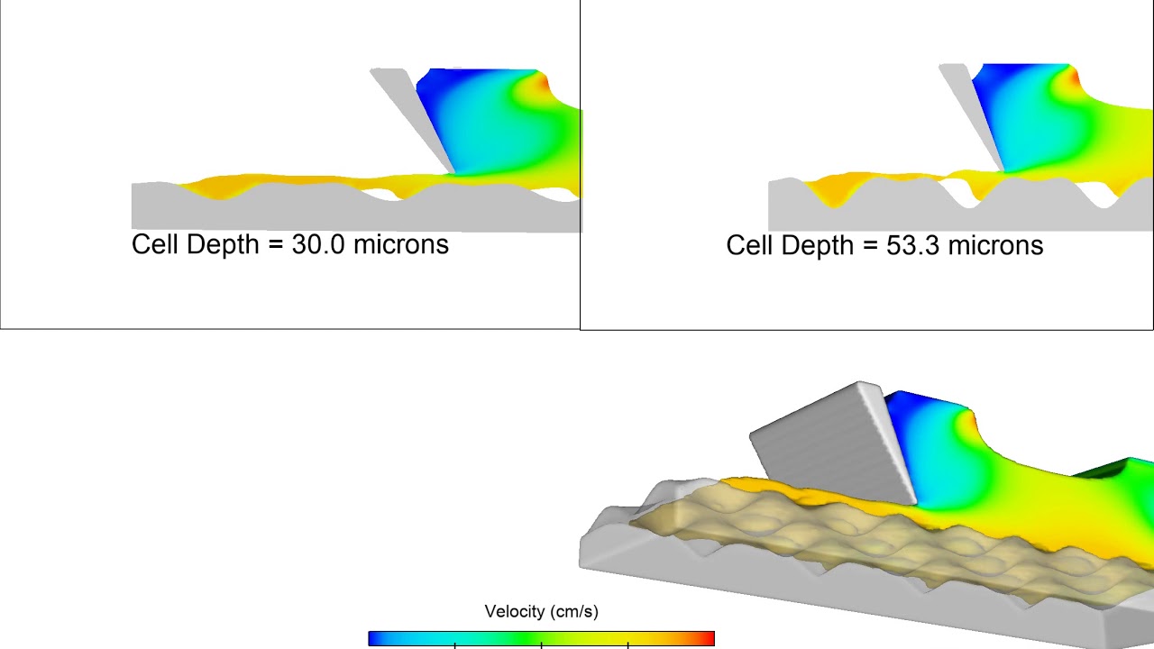 Gravure Coating | FLOW-3D