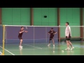 Badminton-How to return low service in doubles best possible way