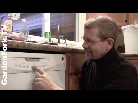 how to secure a dishwasher