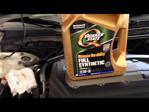 how to change oil acura cl