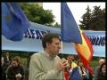 Discursul lui Dorin Chirtoaca - Caravana retragerii armatei ruse (5 oct 2008)