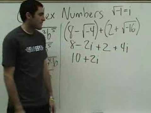 Algebra 2 - Complex Numbers - Part 2 of 3