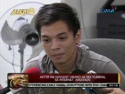 24 Oras: Aktor na sangkot umano sa sex scandal sa internet, arestado