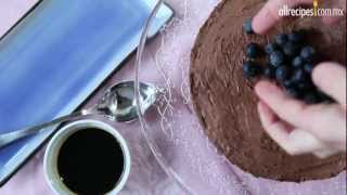 Pastel de queso y chocolate sin hornear