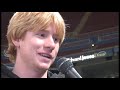 Terry Boyd interviews Ryan Villopoto on the track walk at the 2008 Monster Energy Supercross in St. Louis.
