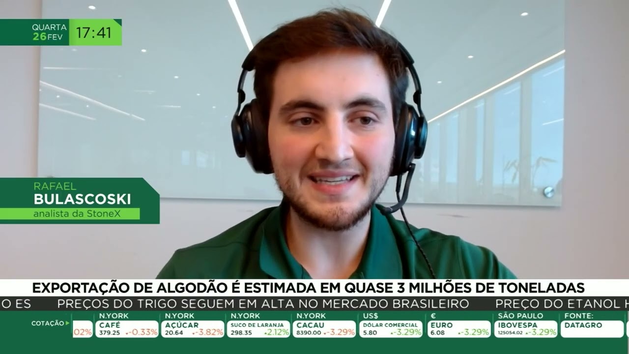 Exportação de algodão é estimada em quase 3 milhões de toneladas