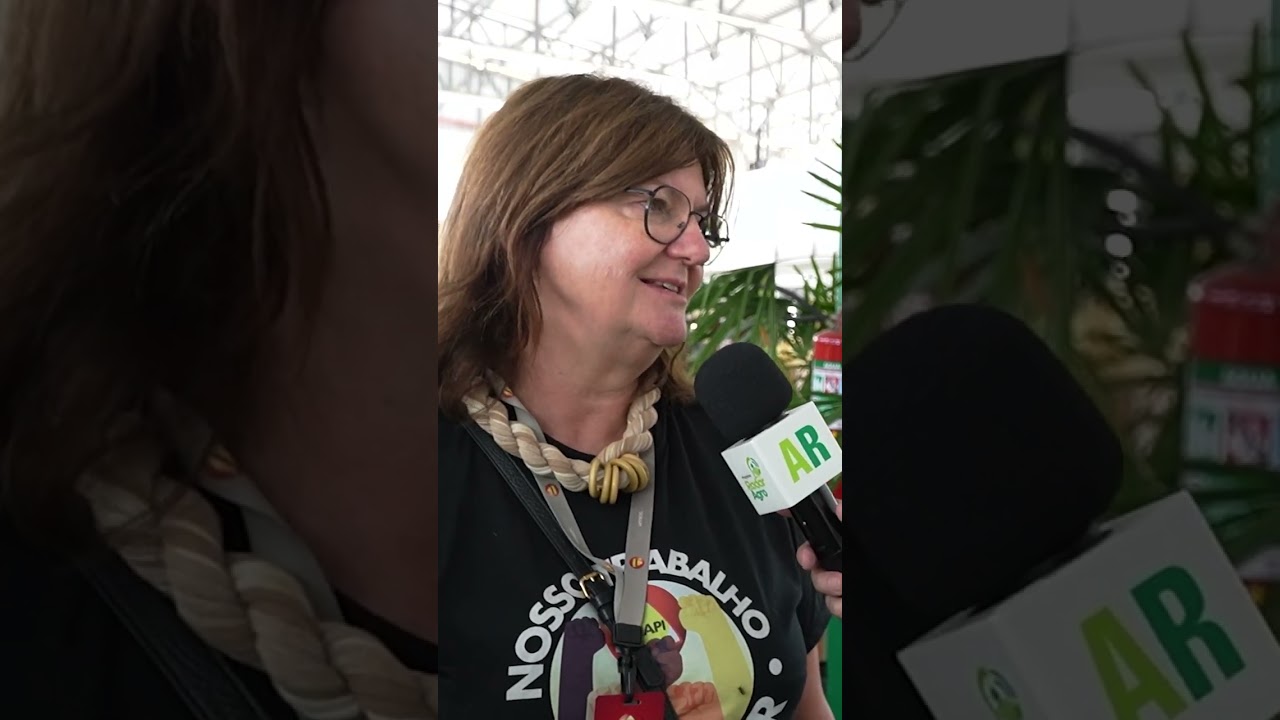 A Marines Rosali Bock adora passear na Expodireto Cotrijal!