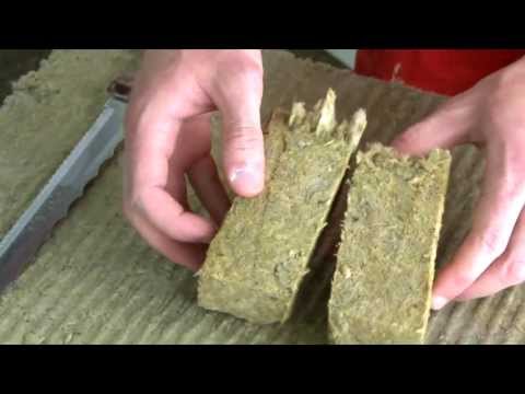 Видео - свойства каменной ваты ROCKWOOL (минвата)