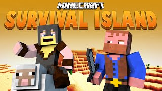 OUR FIRST OCEAN MONUMENT ★ Minecraft Survival Island (12)
