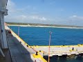 Port of Costa Maya, Mexico, starboard side.AVI