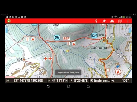 Video 6 Mappe offline per Oruxmaps - Georeferenziare immagine senza reticolo con Okmap
