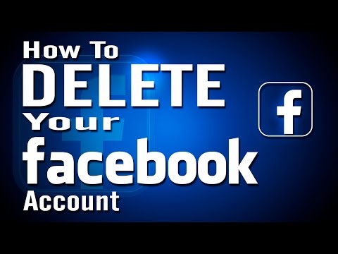 how to account delete in facebook
