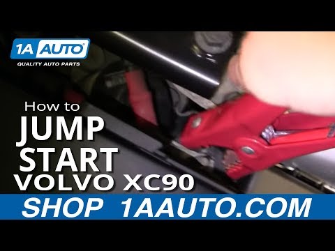 How to Jump Start where is the Battery on a Volvo XC90