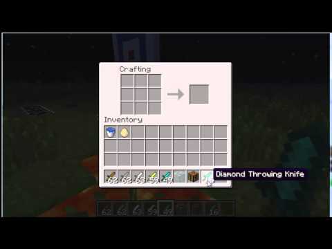 [Minecraft 1.1] Throwing Knives v1.0.1 (Simple Addition)