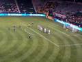 Clint Mathis attempts Free Kick